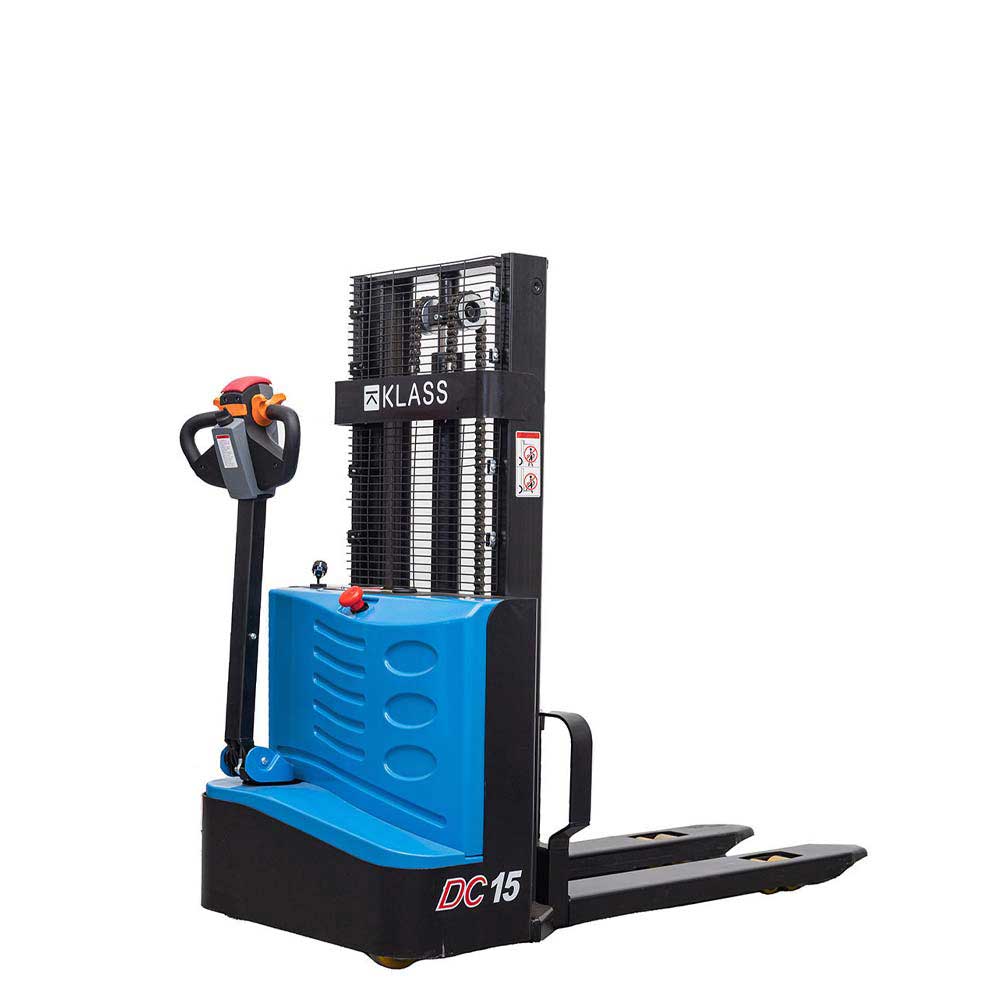 CDD15J, Stoccatore elettrico 1.500 kg, Batteria AGM, sollevamento 2.000 mm