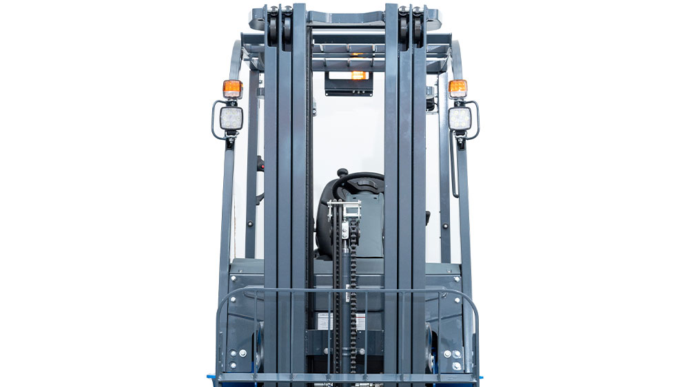 CPD18 13LIH4 M descriere vizibilitate CPD18-GB2LI-S, Carrello elevatore elettrico 1.800 kg, montante duplex, cabina con vetro frontale