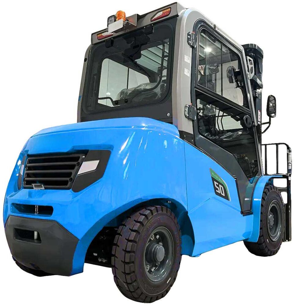 CPD50-G2A11LI Carrello elevatore elettrico 5t, 6 anni di garanzia batteria Li-Ion 153,6V/230Ah, Sollevamento 4.700 mm, Raffreddamento a liquido