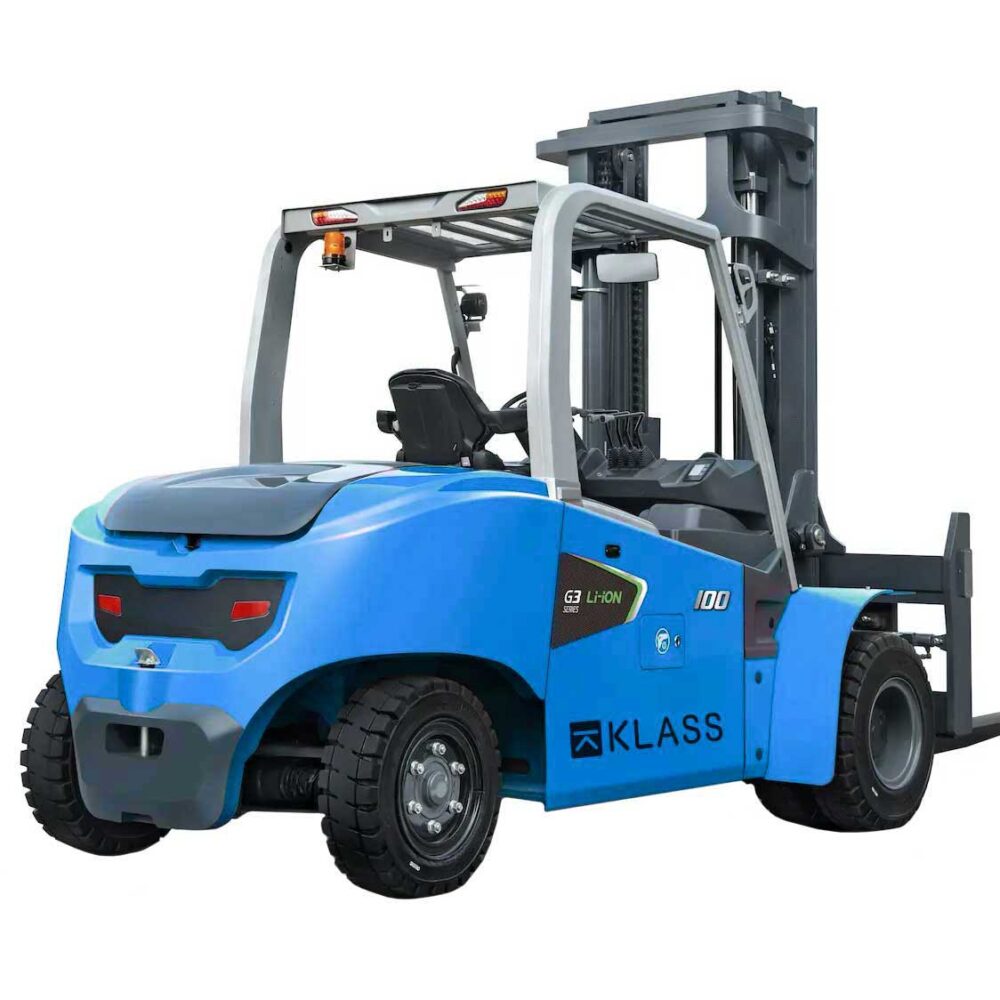 CPD100-GB2DLI, Carrello elevatore elettrico 10.000 kg, albero triplex, cabina chiusa e riscaldata
