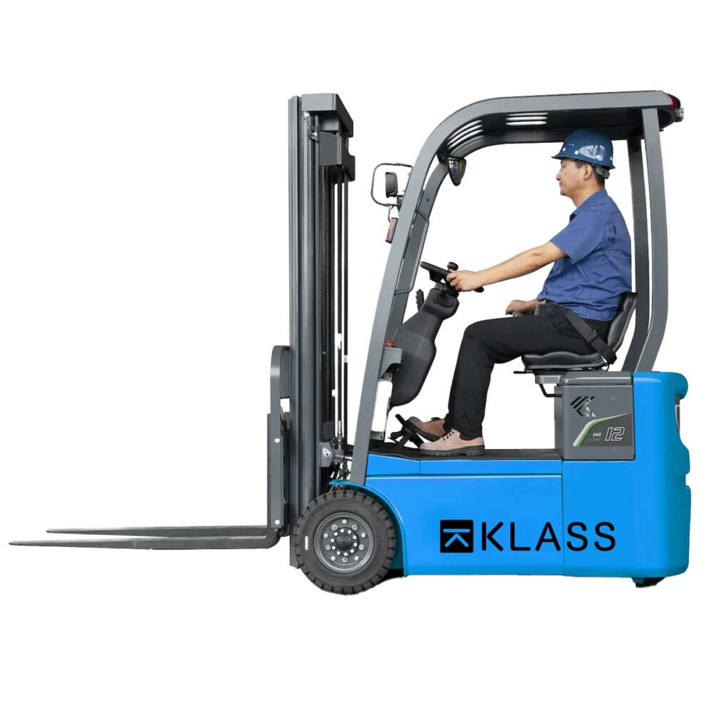 CPD12SQ 2a CPD12SQ-A1LiH4, Carrello elevatore elettrico a 3 ruote 1.200 kg, montante triplex, cabina aperta