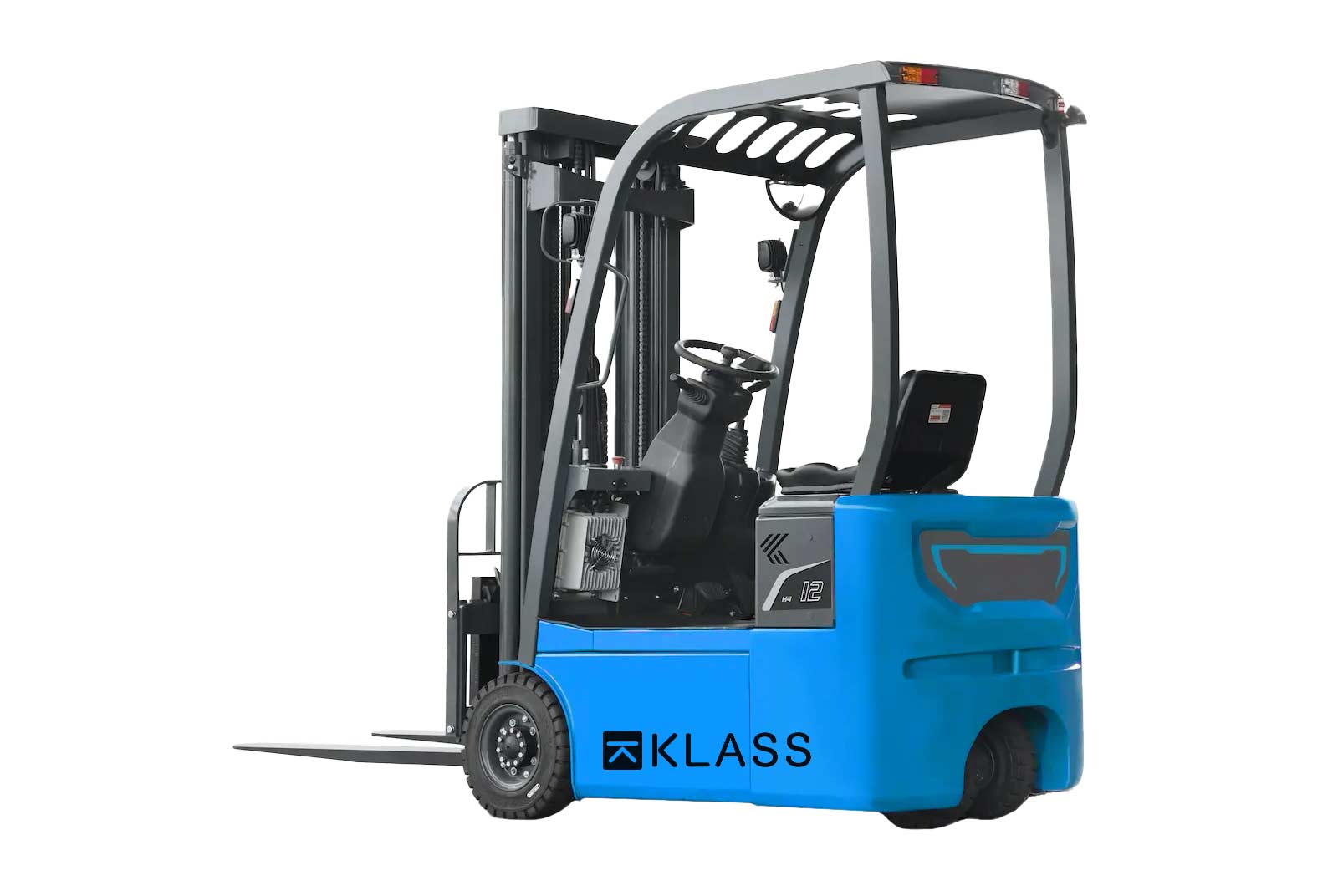 CPD12SQ 4a descriere CPD12SQ-A1LiH4, Carrello elevatore elettrico a 3 ruote 1.200 kg, montante triplex, cabina aperta