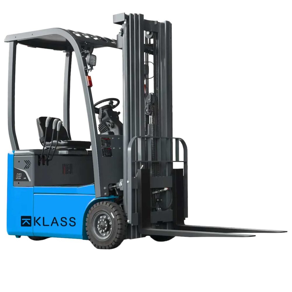 CPD12SQ 5a CPD12SQ-A1LiH4, Carrello elevatore elettrico a 3 ruote 1.200 kg, montante triplex, cabina aperta