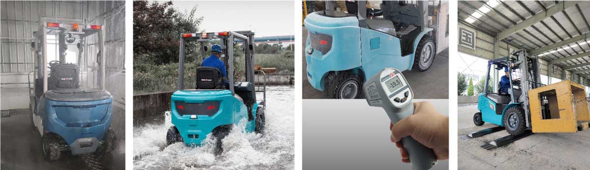 testat in medii de operare dure 1c CPD18-GB2LI-S, Carrello elevatore elettrico 1.800 kg, montante duplex, cabina con vetro frontale