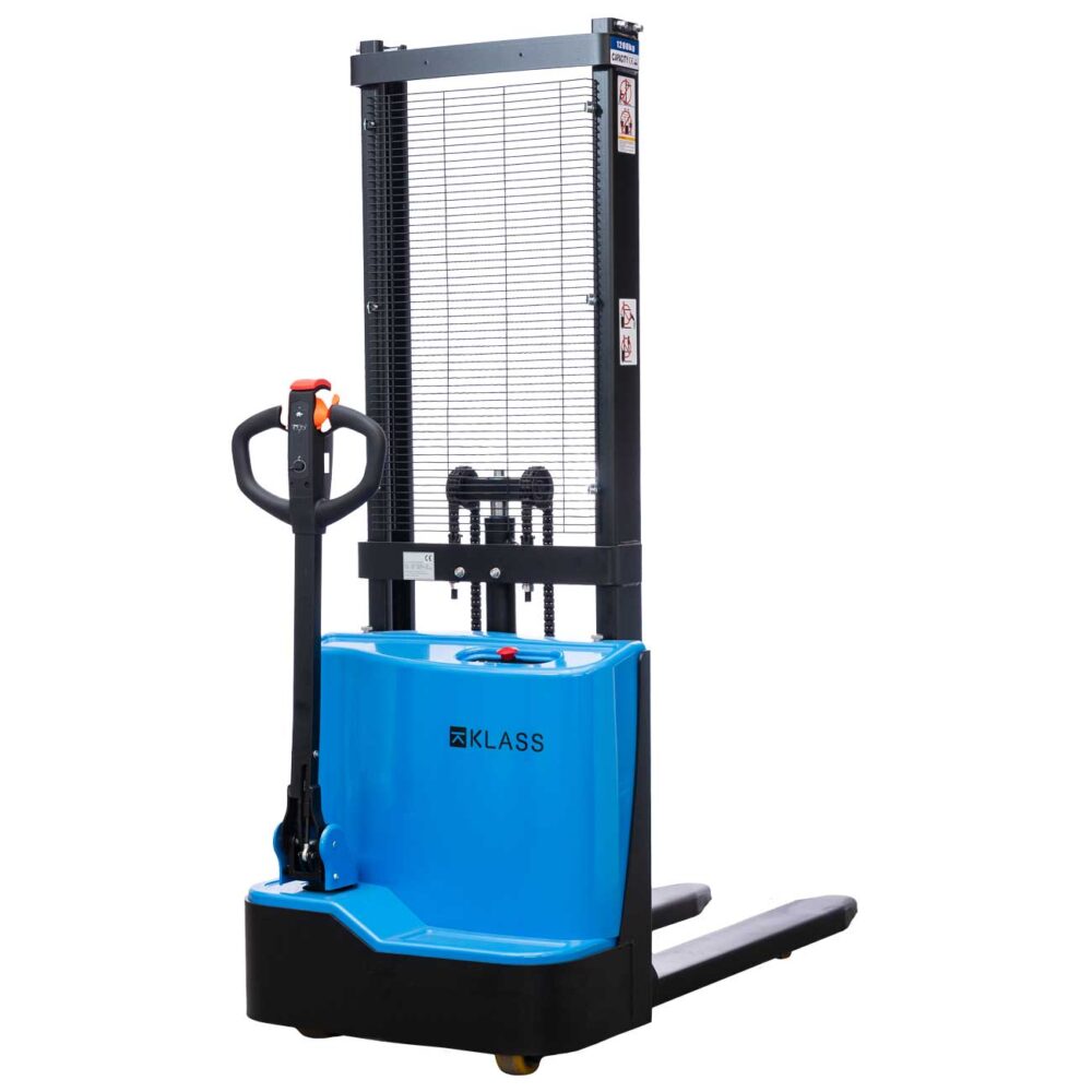 QDA12EL20, Stoccatore elettrico 1.200 kg, Batteria AGM, sollevamento 2.000 mm