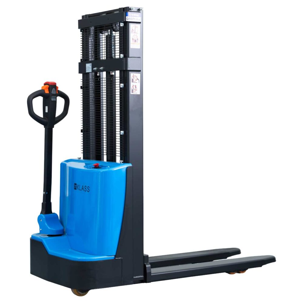 QDA12EL25, Stoccatore elettrico 1.200 kg, Batteria AGM, sollevamento 2.500 mm