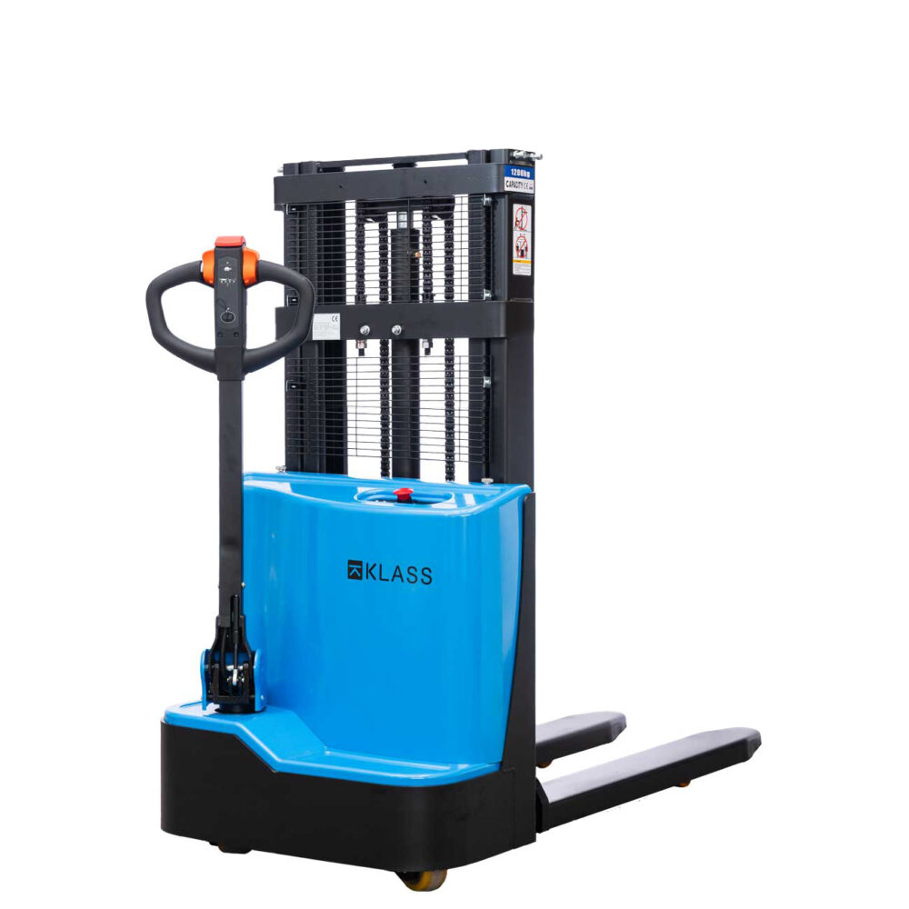 QDA25 1d 2metri QDA12EL20, Stoccatore elettrico 1.200 kg, Batteria AGM, sollevamento 2.000 mm