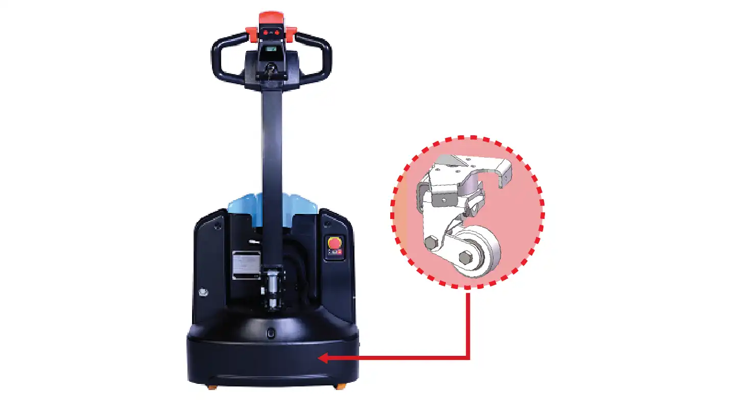 EPT18, Transpallet elettrico 1.800 kg, batteria Li-Ion, ricarica rapida <span style="color: #339966;">2 anni di garanzia per la batteria Li-Ion</span> <ul> <li><span style="font-size: 100%;">Batteria Li-Ion 48V/20Ah</span></li> <li>Caricatore integrato</li> <li><span style="font-size: 100%;">Ruote anteriori doppie</span></li> </ul> EPT18 descriere 6 EPT18, Transpallet elettrico 1.800 kg, batteria Li-Ion, ricarica rapida