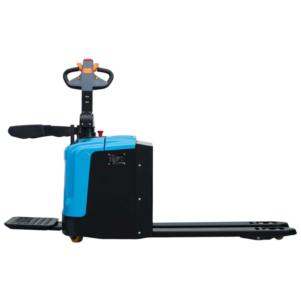 SL25GA 2 SL25GA Transpallet elettrico con piattaforma 2.500 kg, batteria Li-Ion, ricarica rapida